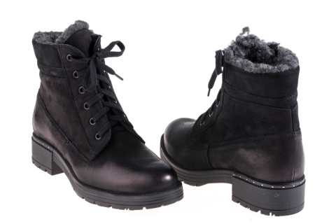 Botki damskie Stella 4030 czarny-2, czarny-42 klasyczny styl suwak w cholewce Botki damskie Stella 4030 czarny-2, czarny-42 klasyczny styl suwak w cholewce