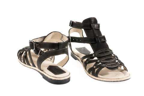 Sandały damskie Dolce Pietro 447 czarny Sandały damskie Dolce Pietro 447 czarny