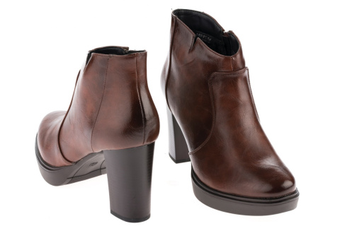 Botki damskie Sabatina DM19-109 brązowe Botki damskie Sabatina DM19-109 brązowe