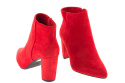 Botki damskie Sergio Leone BT 548 czerwony mic