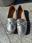 Mokasyny damskie Sabatina YSD422-01-A silver