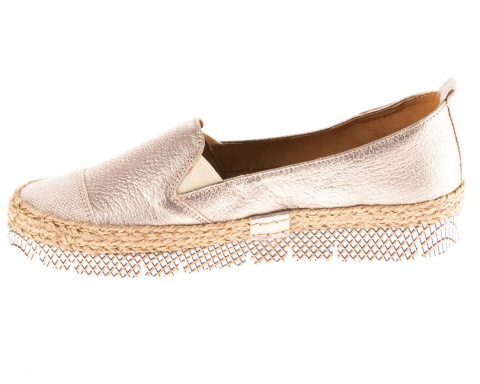 Espadryle damskie Maciejka 03578-25/00-5 złoty Espadryle damskie Maciejka 03578-25/00-5 złoty