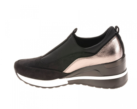 Półbuty damskie Vinceza XY22-10593 PW C.srebrny wciągane guma w cholewce Półbuty damskie Vinceza XY22-10593 PW C.srebrny wciągane guma w cholewce