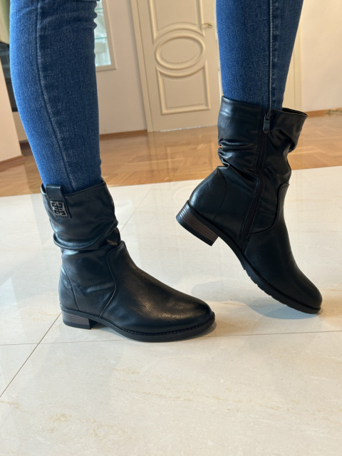 Botki damskie Sabatina DM 25-B12 black Botki damskie Sabatina DM 25-B12 black
