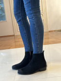 Botki damskie Potocki Z24-12529 BK czarny klasyczny styl