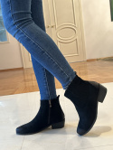 Botki damskie Potocki Z24-12529 BK czarny klasyczny styl