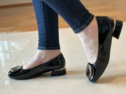 Półbuty damskie Ravini A958-1A black
