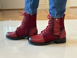 Botki damskie Maciejka K7155-08/00-7 czerwony