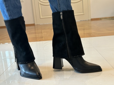 Botki damskie Maciejka K7206-01/00-8 czarny