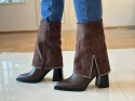 Botki damskie Maciejka K7206-02/00-8 brązowy