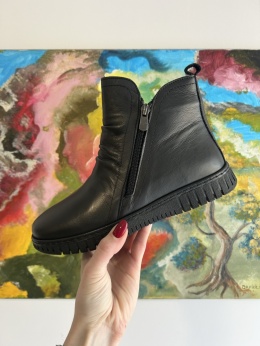 Botki damskie Ravini 23663 czarne