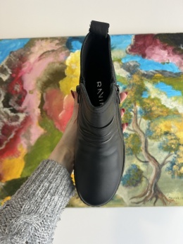 Botki damskie Ravini 23663 czarne