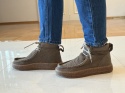 Botki damskie Ravini 241520 brown nubuck