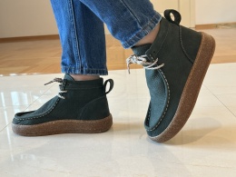 Botki damskie Ravini 241520 khaki nubuck