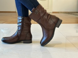 Botki damskie Sabatina DM 25-B12 brown
