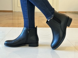 Botki damskie Sergio Leone BT 25091 czarny pu