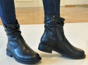 Botki damskie skórzane Sergio Leone BT 25722-s czarny