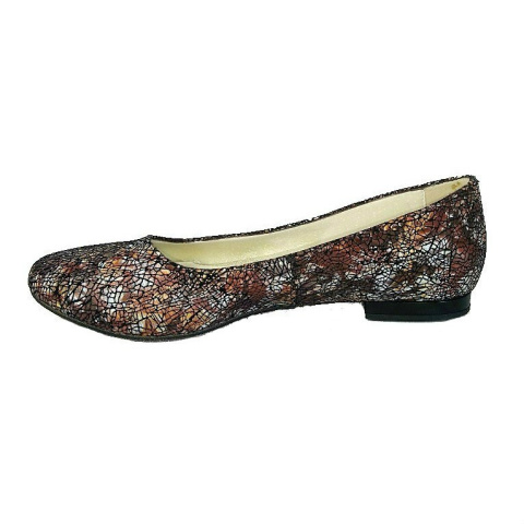 Baleriny damskie Juma 2341 multi brąz Baleriny damskie Juma 2341 multi brąz