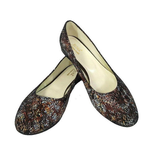 Baleriny damskie Juma 2341 multi brąz Baleriny damskie Juma 2341 multi brąz